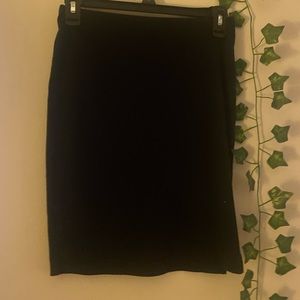 Black skirt